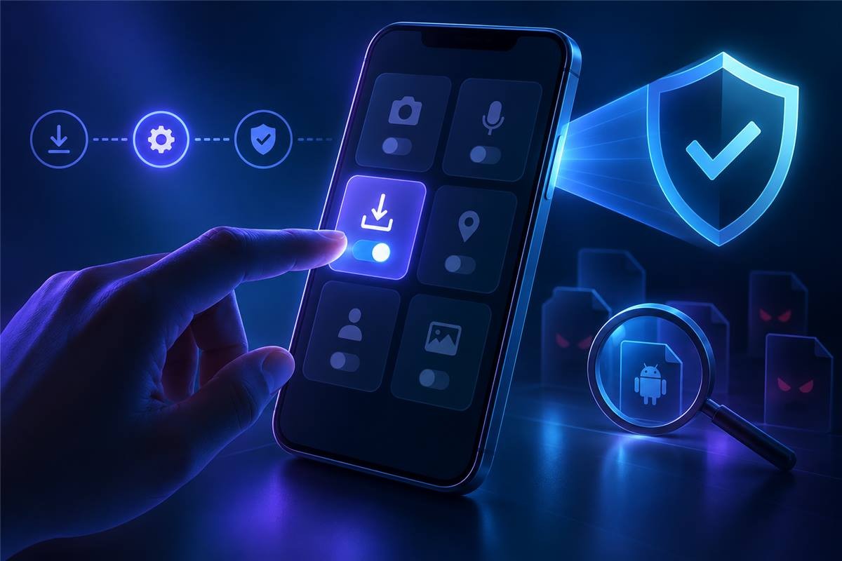 Android 安装权限与安全警告应分别判断的示意图